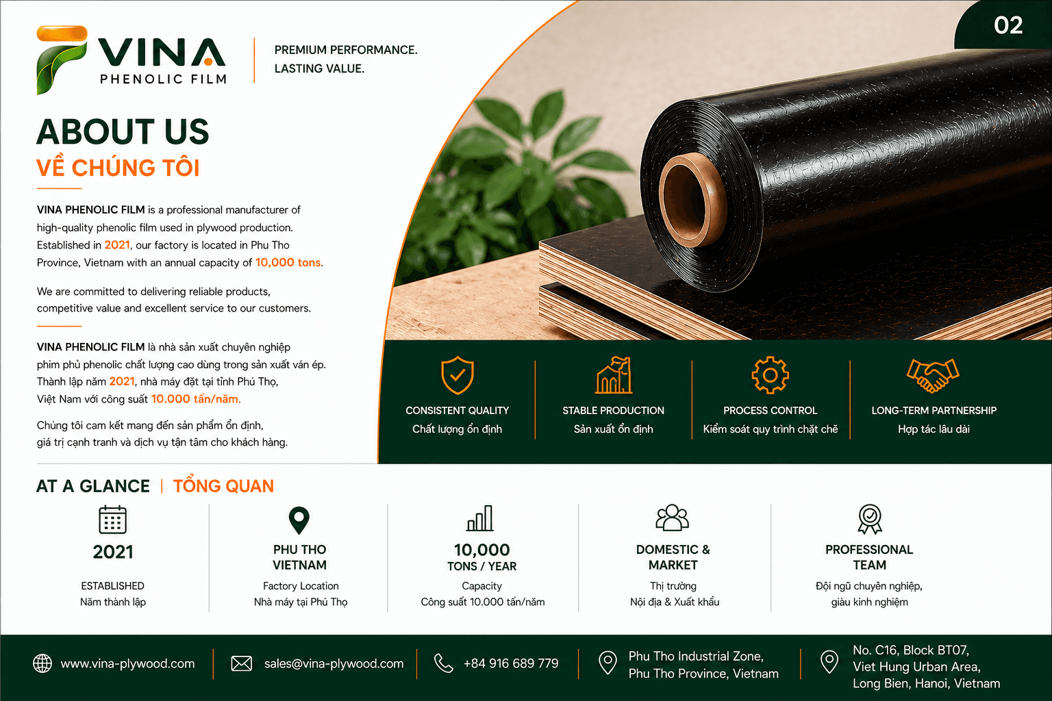 About VINA Phenolic Film